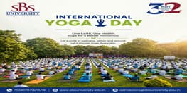 SBS University Celebrates International Yoga Day with NCC Cadets